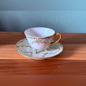 Vintage VGC & Co France Porcelain Cup and Saucer